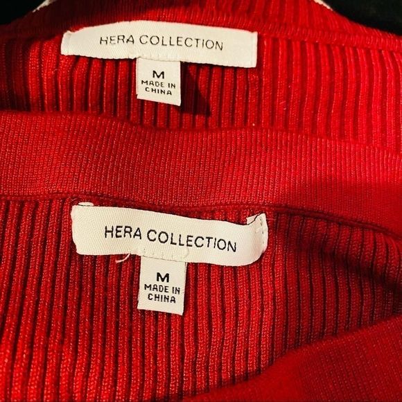 Hera Collection Ribbed 2 Piece Skirt Set Medium - Picture 6 of 6